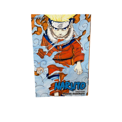 Naruto 3-in-1 Volumes 1, 2, 3 Anime Book