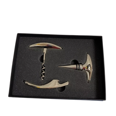 Three Piece Wine Accessories Box Set 