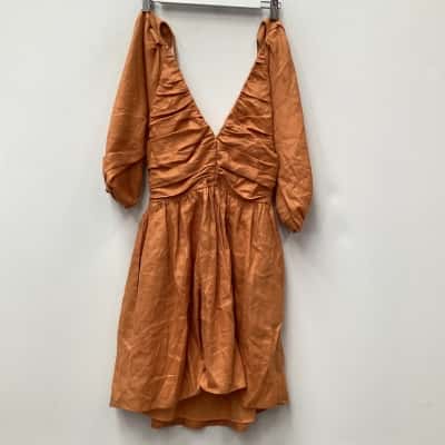 AERE Womens  Size 6 Dark Orange Dress 