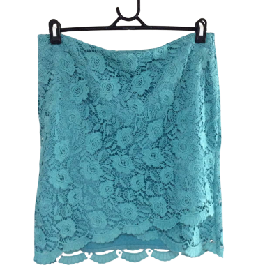 Laura Ashley Womens  Size 14 Mini Skirt / Pencil Skirt Turquoise 