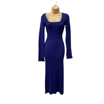 Isle Of Mine Juno Knit /Bodycon Dress  Size S Violet 