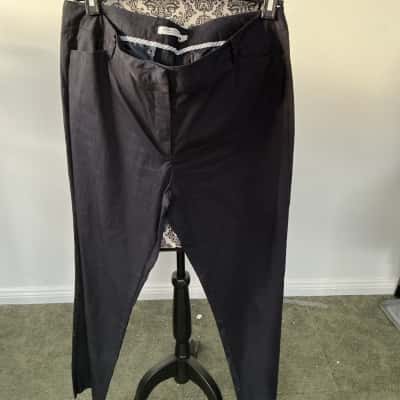 Sportscraft Mens  Size 16 Dress Pants Navy Blue 