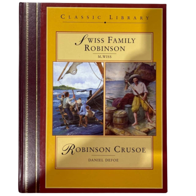 Swiss Family Robinson By M. Wiss & Robinson Crusoe By Daniel Defoe