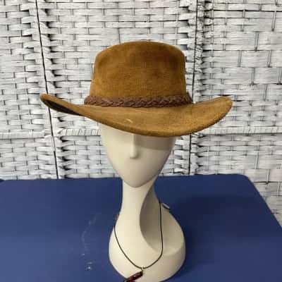  Unisex Kangaroo Hat Co. Hat Size L Brown 