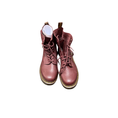  Unisex  Doc Martens Size 7 Boots Maroon 