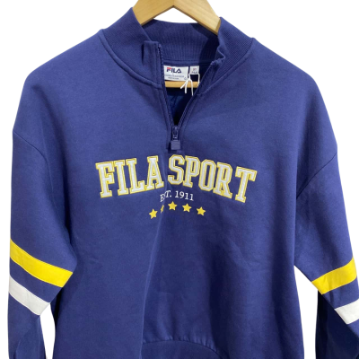 Brand new Fila Womens Navy Blue Qtr Zip 