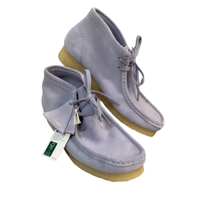 Clarks Originals Mens Size 41 / 9.5 Suede Leather Boots Grey BNWT