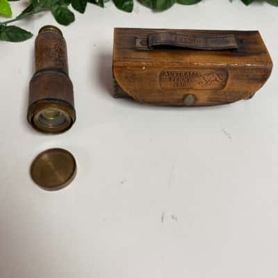 Australia Penny 1930 Monocular in case - see description