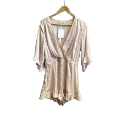  Womens  Size 12 Playsuit Champagne 