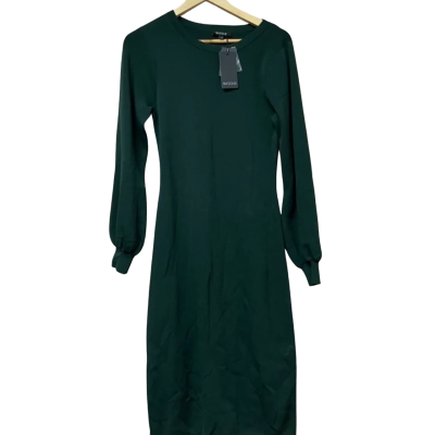 Basque Womens  Size 10 Casual Dress Green 