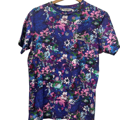 Onitsuka Tiger Size M Unisex Floral Tshirt