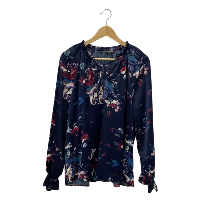 Liz Jordan Womens  Size 16 Long Sleeve Top Floral 