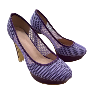  Womens  Size 40 Purple Heels 