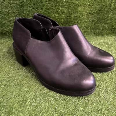 Bul Black Low Ankle Boots Size 39