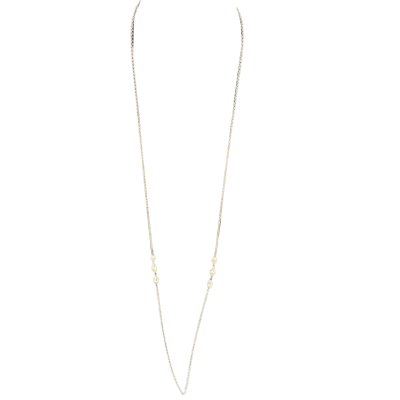 Womens Necklace Pearl / Silver 