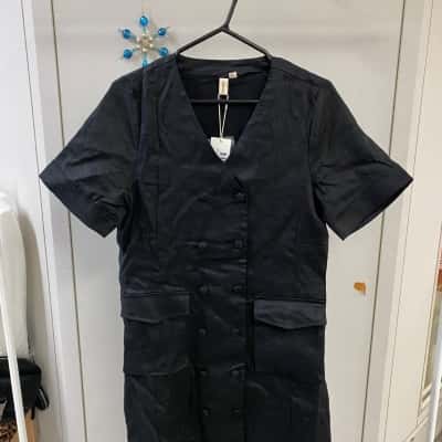  Womens Adorneme Matilda Short Sleeve Blazer Dress Size 10 