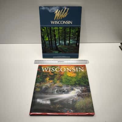 Wild Wisconsin Brent Haglund Hardcover Photography Book Lot of 2