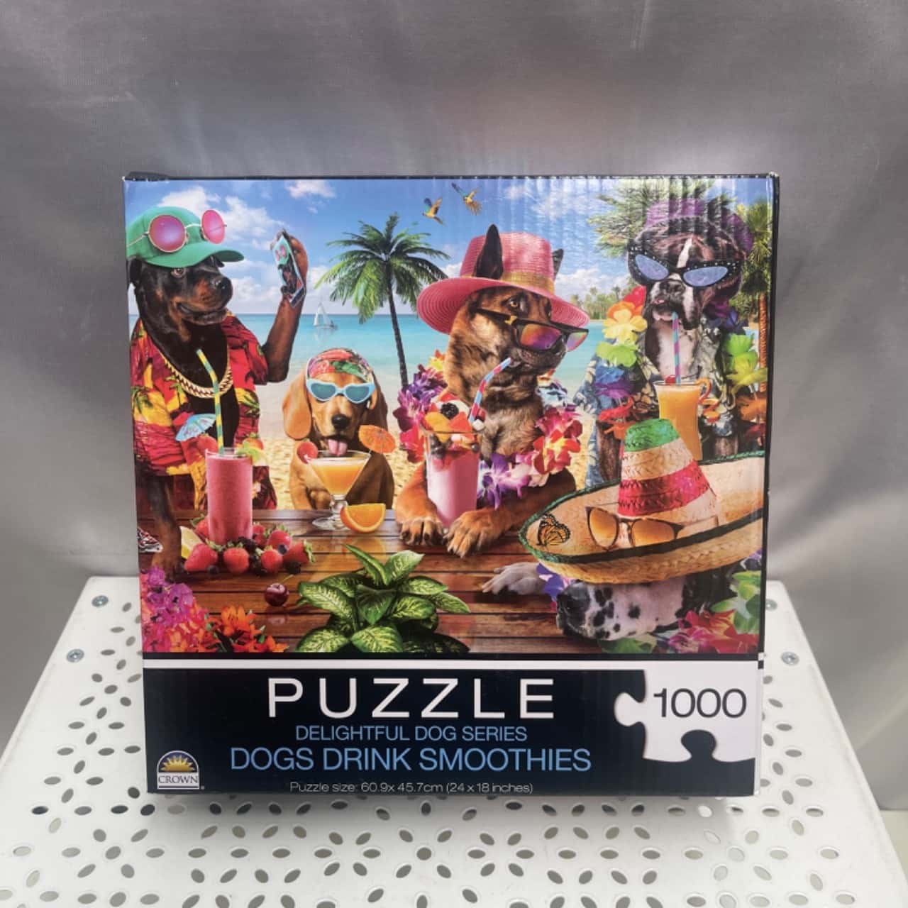 Poodle Martini Lounge 1000 Piece Puzzle