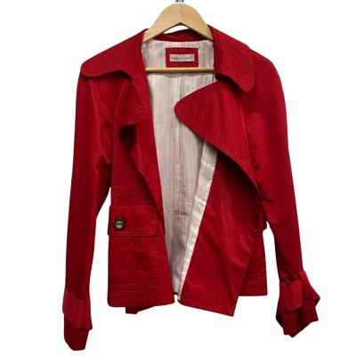 Anthea Crawford Womens Size 10 Red Jacket