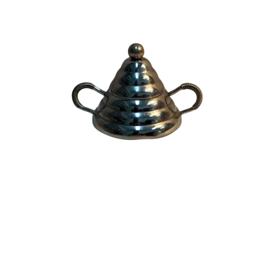 Stella Archimede 1980s SS sugar bowl 