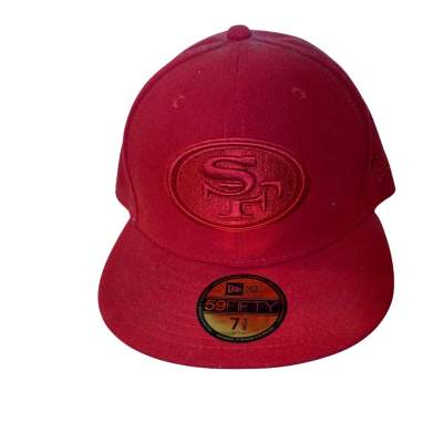 New Era San Francisco NFL Mens Hat Size 7 3/8 Red 
