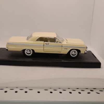 1964 Chevroley Imlala Diecast Model Car Ivory