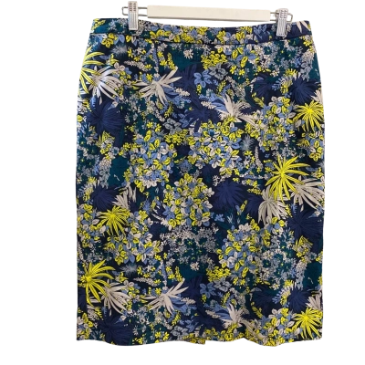 Sportscraft Womens  Size 12 Pencil Skirt Floral / Multicoloured / Pattern 