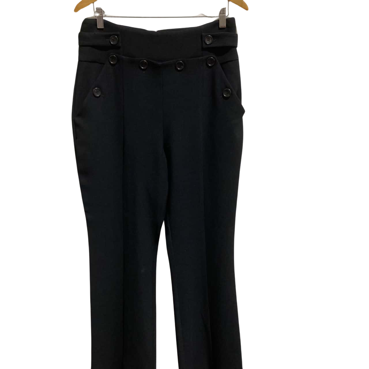 Cue Re-CollectionWomens Size 12 High Waist Black Dress pant(s)
