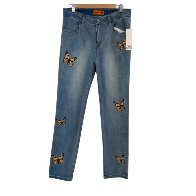 Loiter Womens  Size 14/ W32 Straight Leg Jeans Blue 