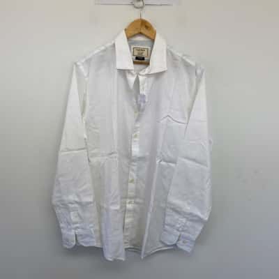 Gazman White Pure Cotton Long SLeeve SHirt  Size XL 