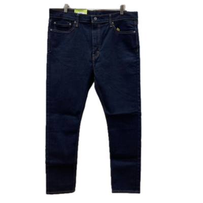 Levis Mens Skinny Jeans Size 38 Navy Blue 