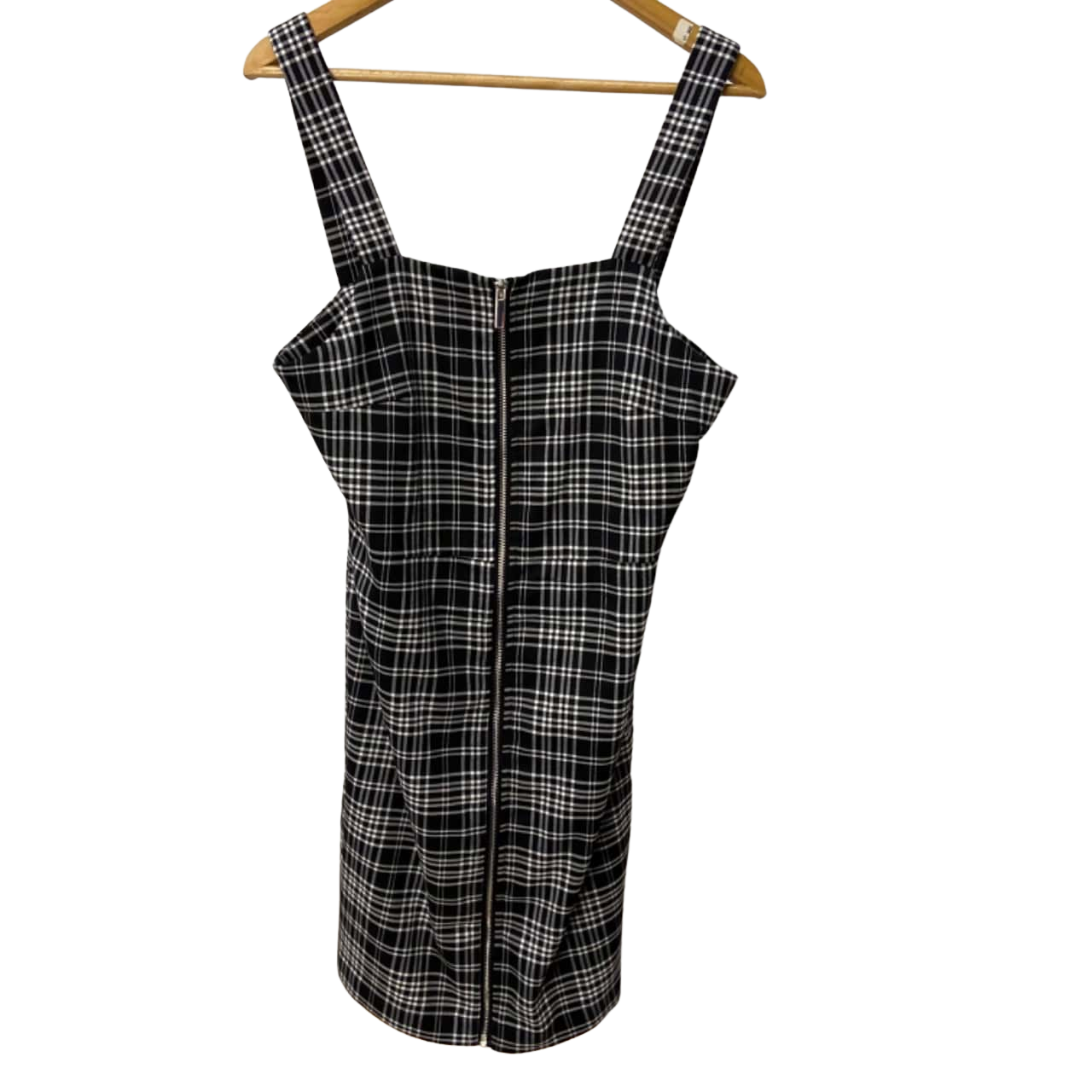 Collection Pimkie Womens Size 38EU Party Dress Black / Checked / White
