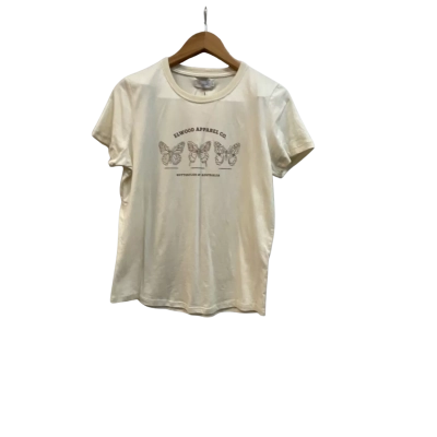Elwood Womens  Size 12 Brown / Cream T-shirt 