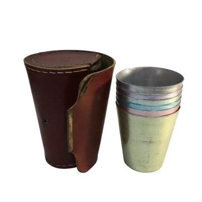 Vintage Cups and Container as pictured