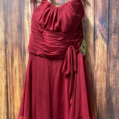 JJ's House  Size 16 Maroon semi formal cocktail dress new 