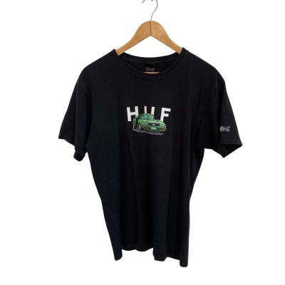 Huf Street Fighter 2 Mens  Size M Printed Shirt / Short Sleeve Shirt Black  