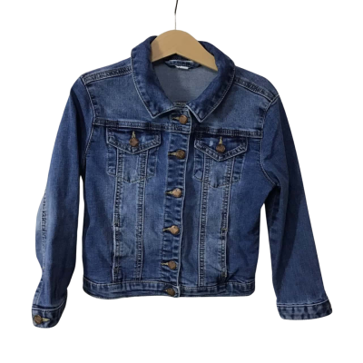 Milkshake Kids Size 5 Blue Denim Jacket
