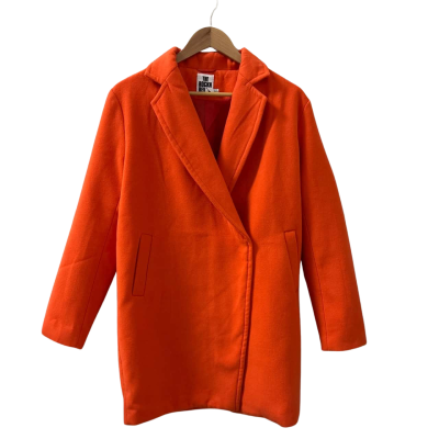Women’s size 10 orange coat jacket - The Rockn Rev