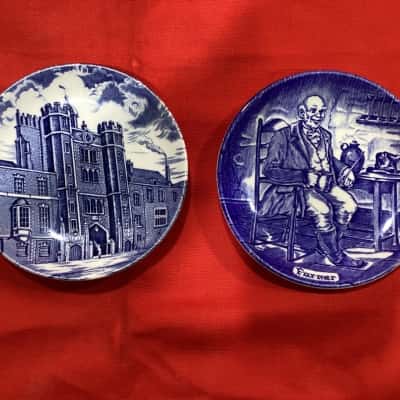 2 Enoch Wedgwood (Tunstall) Limited pin dish/small plates