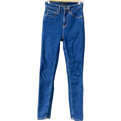 Nudie Jeans Co Womens Size 25 Blue Skinny Jeans 