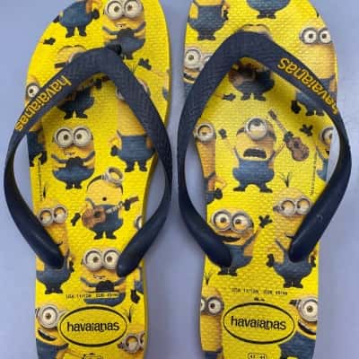 Havaianas Minion   Size US 11 / 42 / 43 Flip Flops 