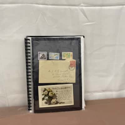 Vintage Postcards and stamps 