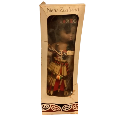 Vintage Māori Doll in Original Box