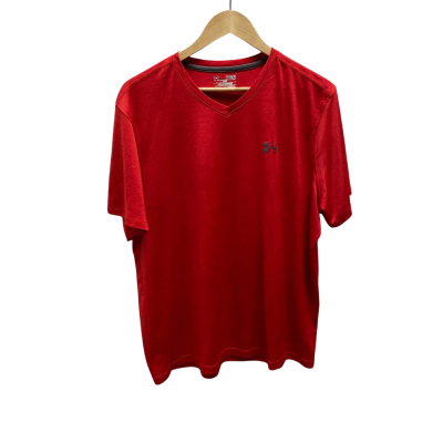  Under Armour Mens  Size XL Red Sports T-Shirt