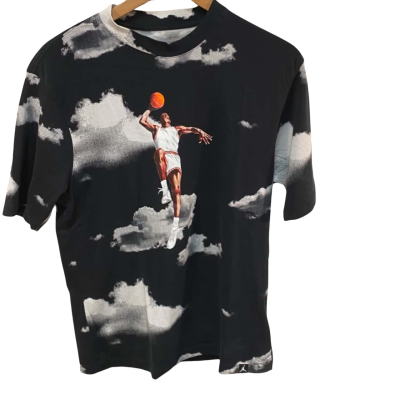 Nike Jordan Mens  Size S Printed Shirt Black  / Pattern 