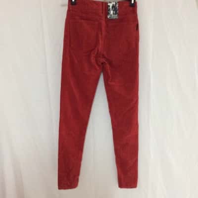St.Lenny Womens  Size 8 Slim Fit Jeans Red 