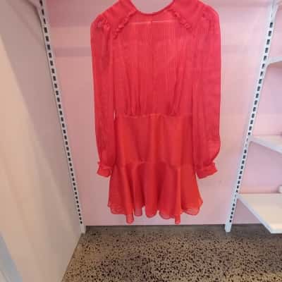Scarlet Red Coopers S size 8 dress