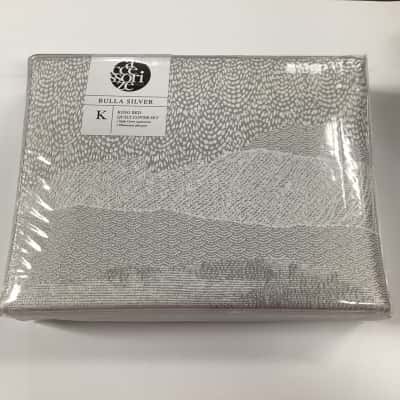 Bulla Silver Jacquard QuiltCover