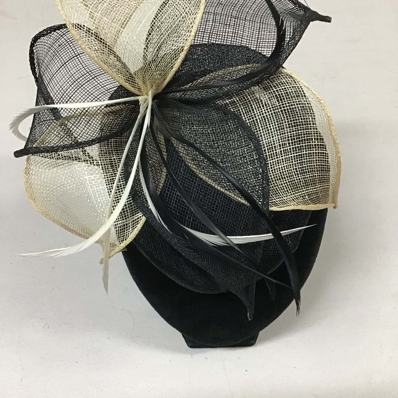 Race Day Hat Womens One Size with Feathers