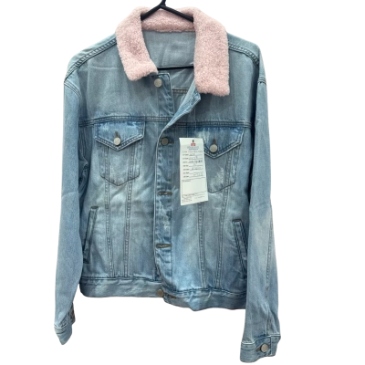 Lover Boy Jacket Womens  Size M Pink/Denim